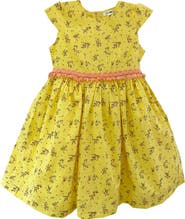 JOE-ELLA Kids' Embroidered Eyelet Dress