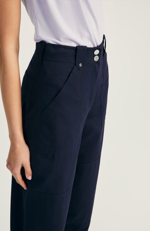 Derek Lam 10 Crosby Peirson Utility Ankle Pants In Night Sky