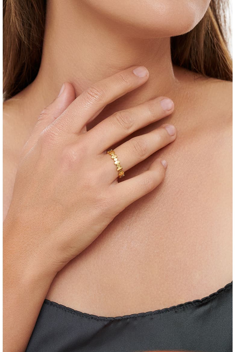 Oval Link Band Ring, Alternate, color, GOLD