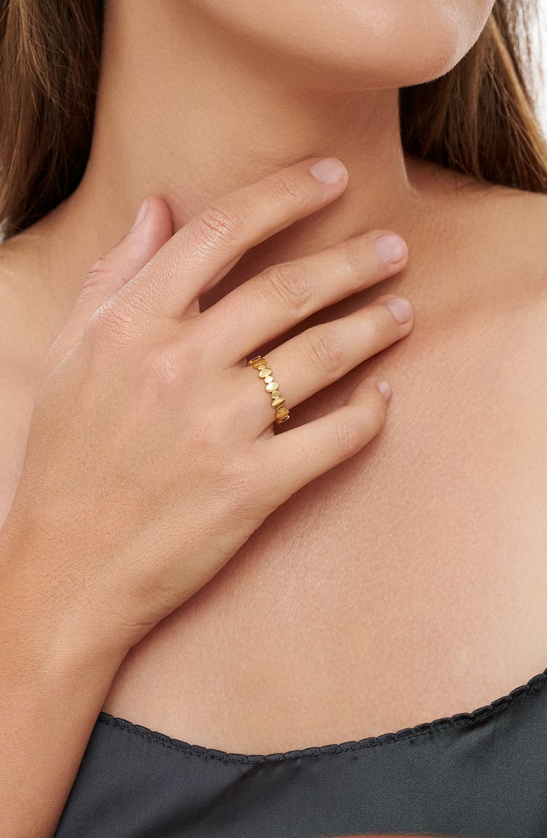 DEVATA Oval Link Band Ring, Alternate, color, Gold