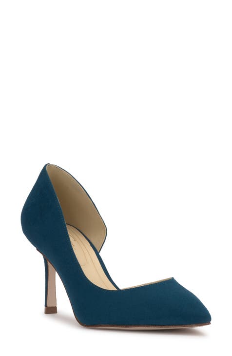 Blue green heels online