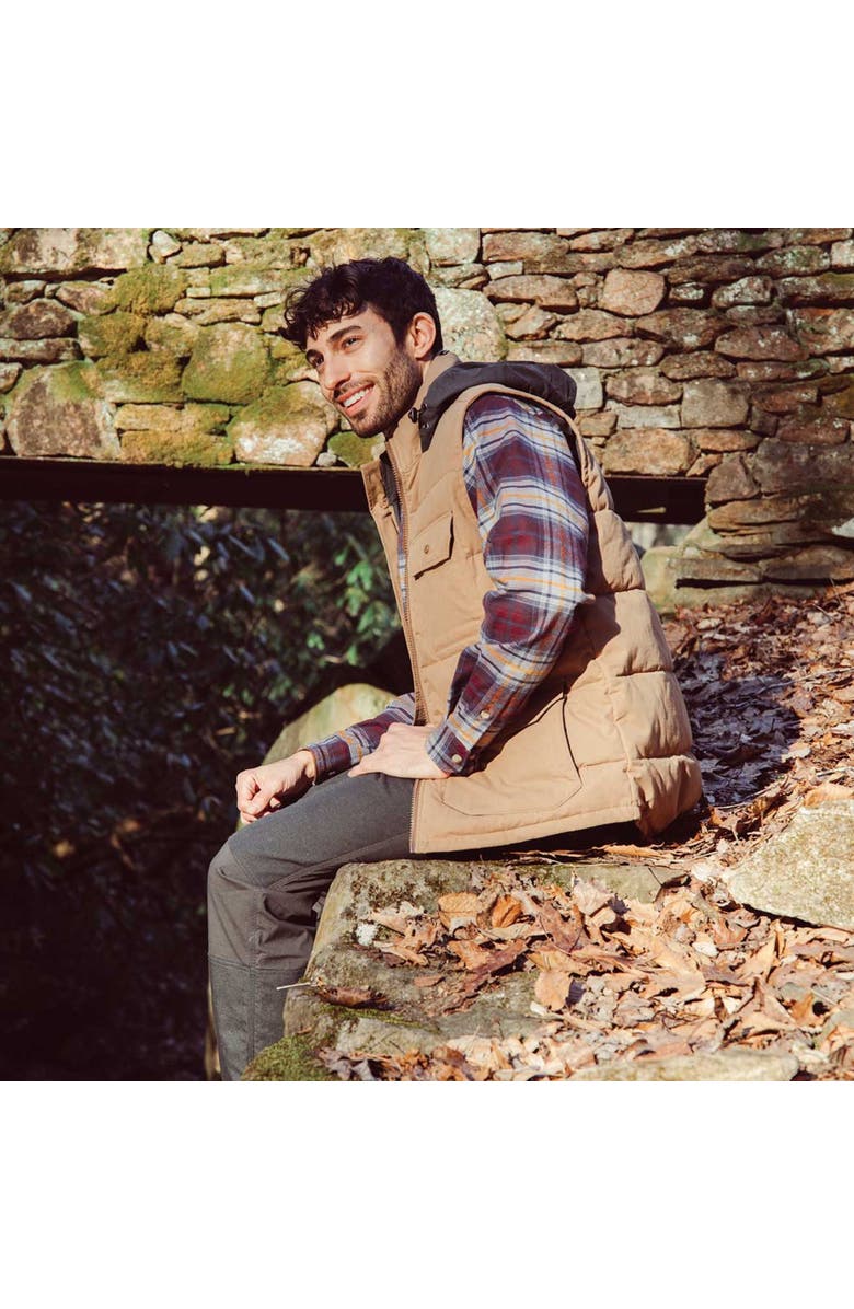 Mountain Khakis Pine Peak Down Vest, Alternate, color, Tobacco