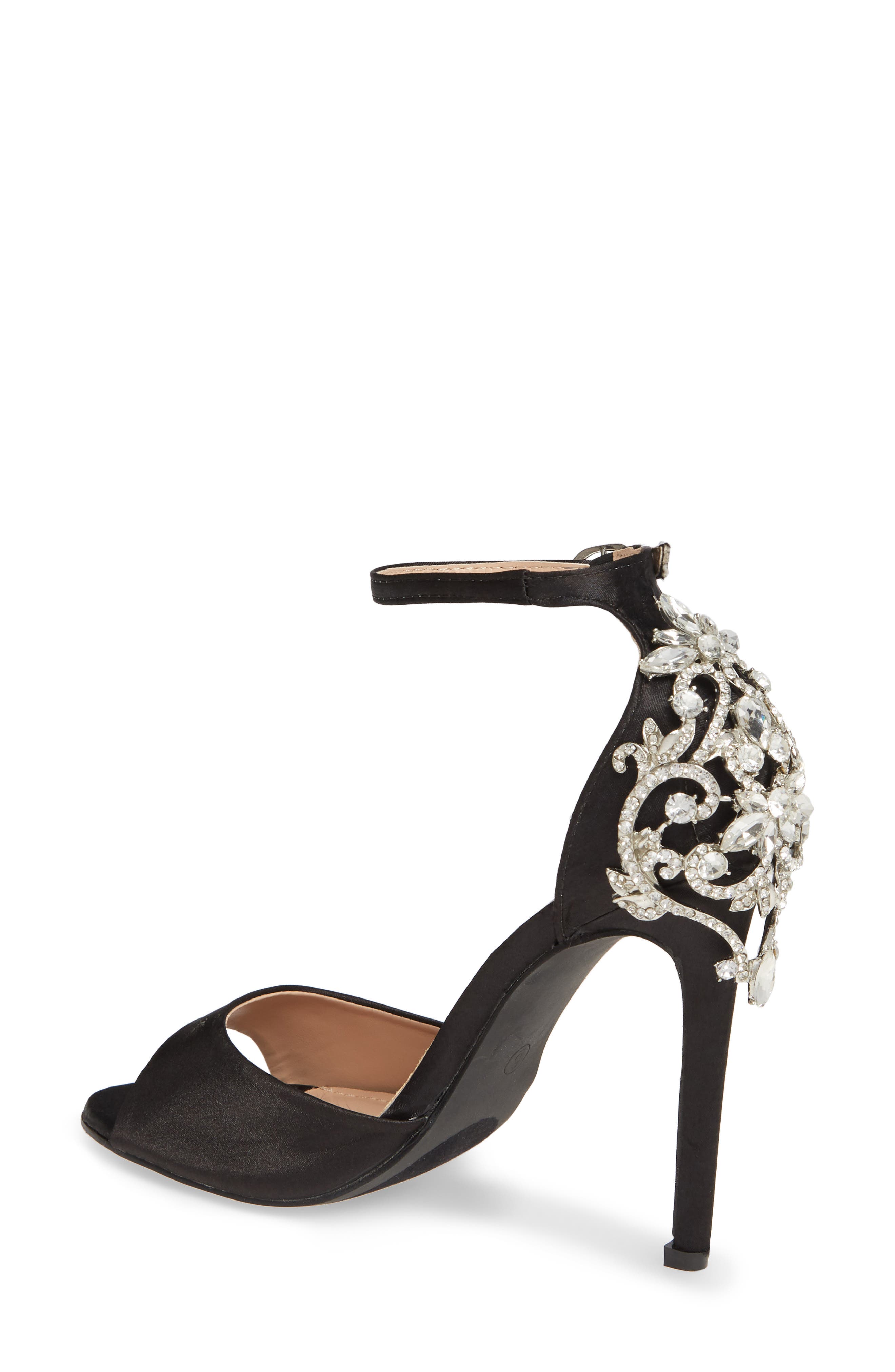Lauren Lorraine Halsey Crystal Embellished Sandal, Alternate, color, 