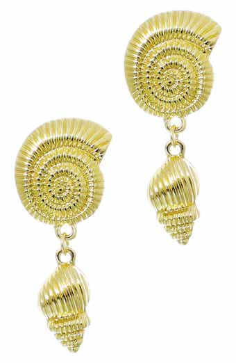 Shell Drop Earrings