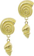 Adornia Shell Drop Earrings