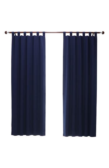 Outdoor Decor By Commonwealth Indoor Cotton Panel Curtain In Blue
