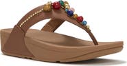 FitFlop Lulu Beaded Toe-Post Sandals