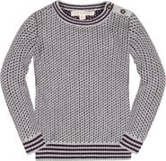 Hope & Henry Baby Boys' Organic Intarsia Crew Neck Sweater, Infant