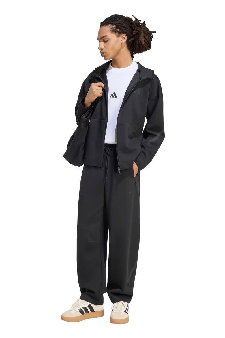 Z.N.E. Full-Zip Track Hoodie, Alternate, color, BLACK