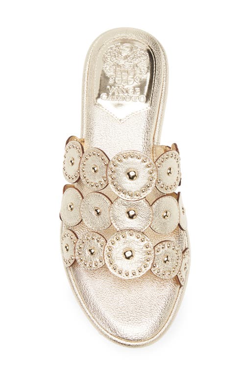 Vince Camuto Sennie Slide Sandal In Gold