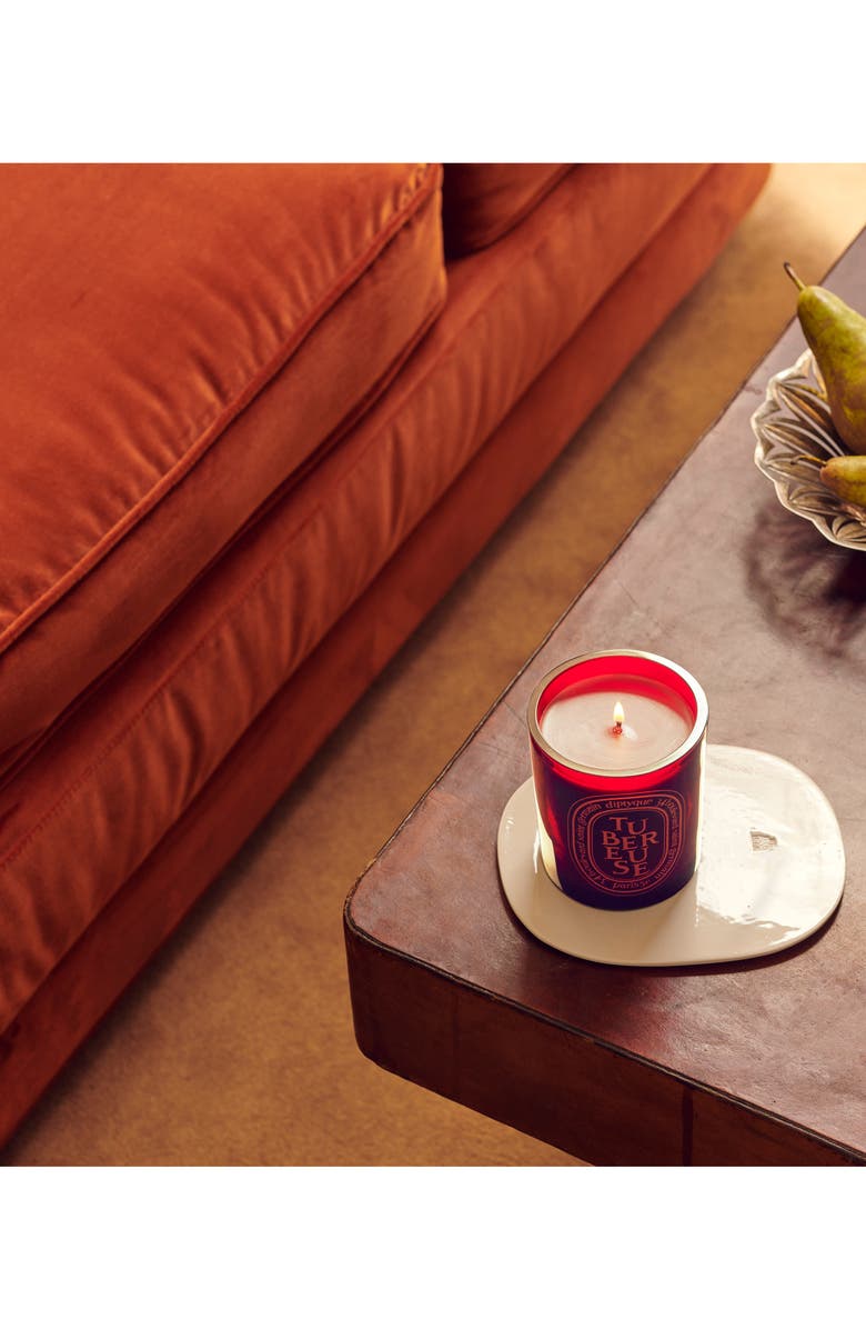 Diptyque Tubéreuse (Tuberose) Large Scented Candle, Alternate, color, Red Vessel