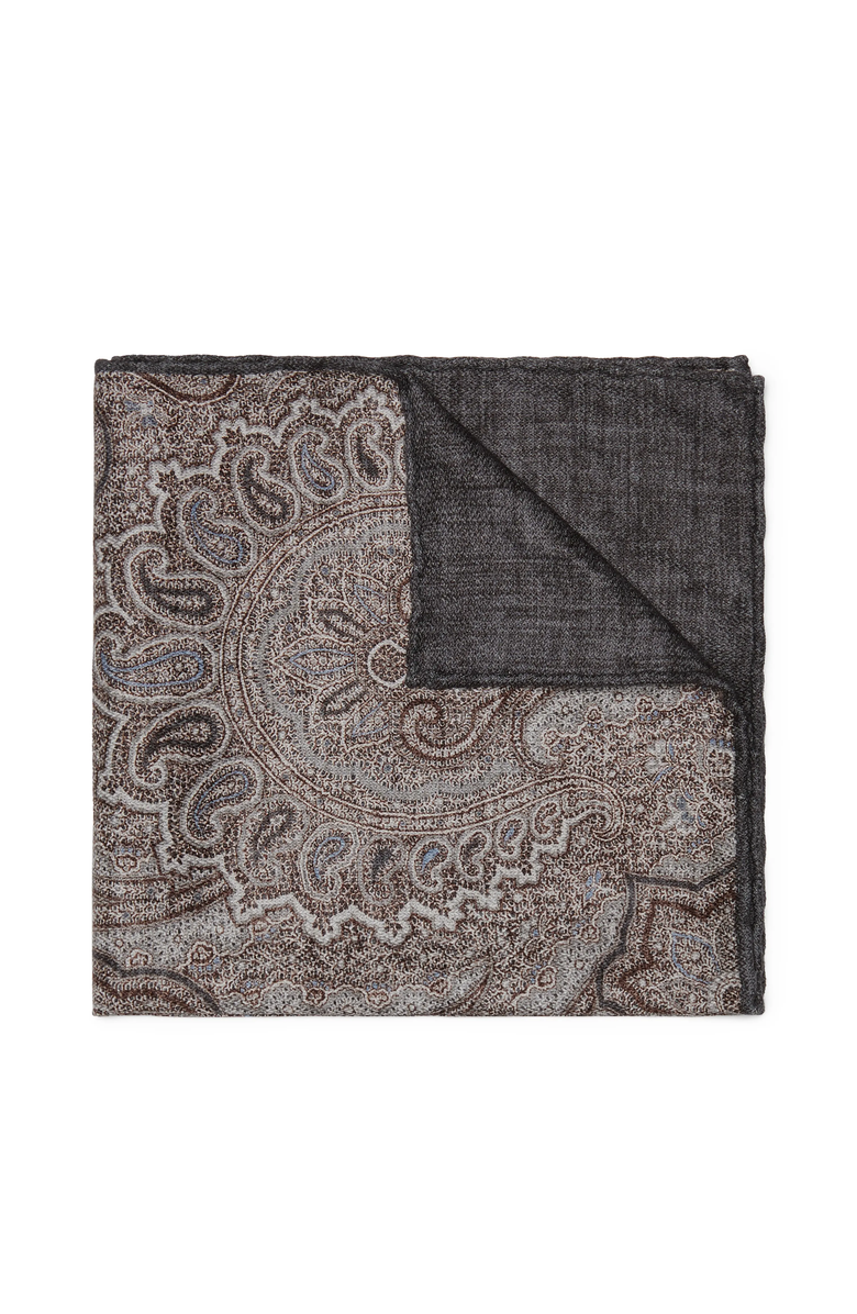 Brunello Cucinelli Silk pocket square, Main, color,
