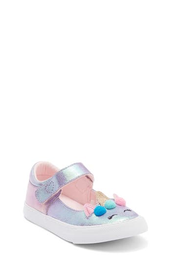 Harper Canyon Kids' Mystical Unicorn Mary Jane Flat In Multi