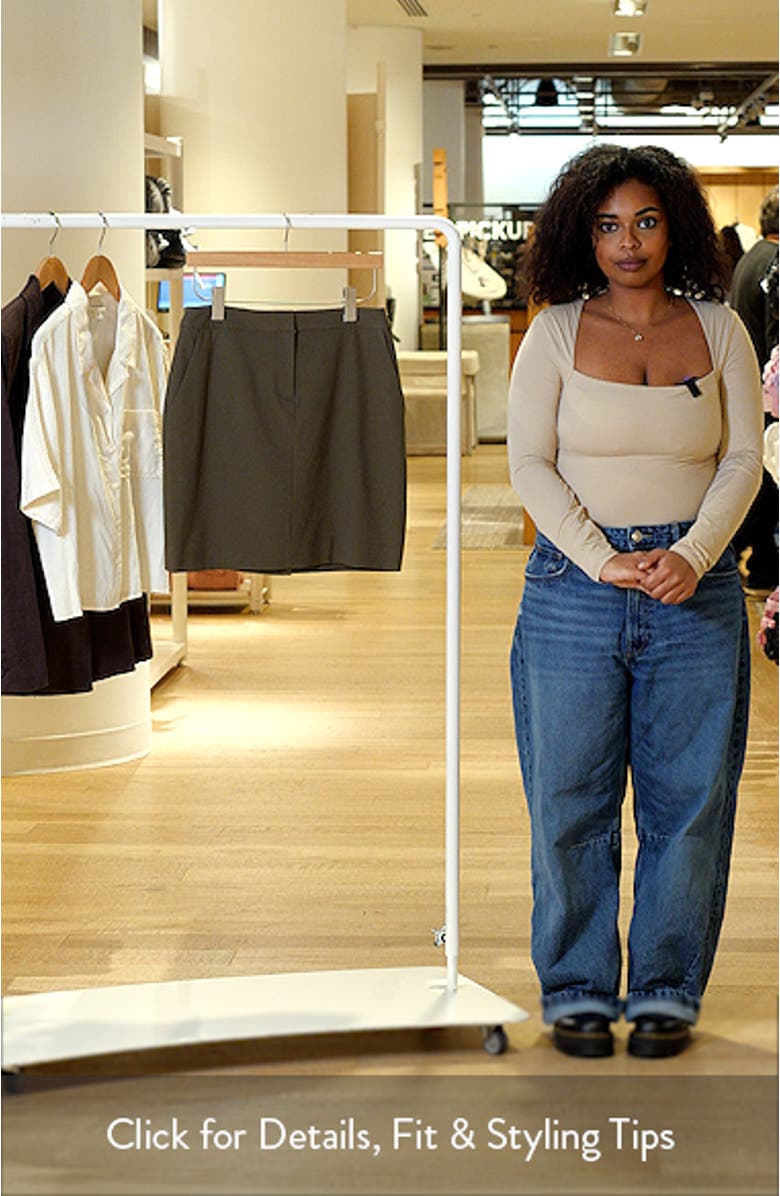 Woven Pencil Skirt, sales video thumbnail