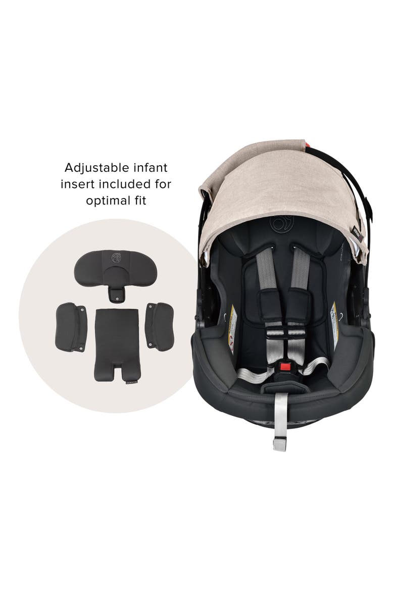 Stroll & Ride G5 Car Seat & Stroller Travel System, Alternate, color, FLAX/ ROSE GOLD