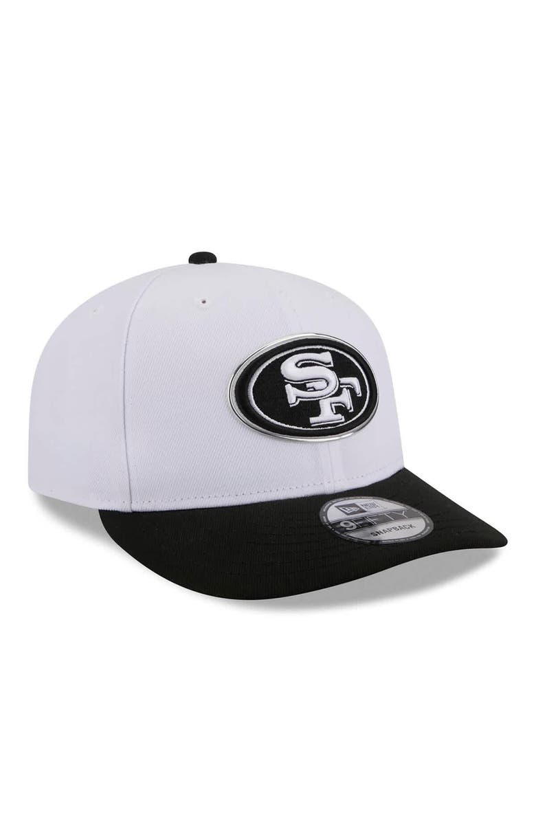New Era Men's New Era  White/Black San Francisco 49ers 2026 NFL Draft Pre-Curved 9FIFTY Snapback Hat, Alternate, color, White