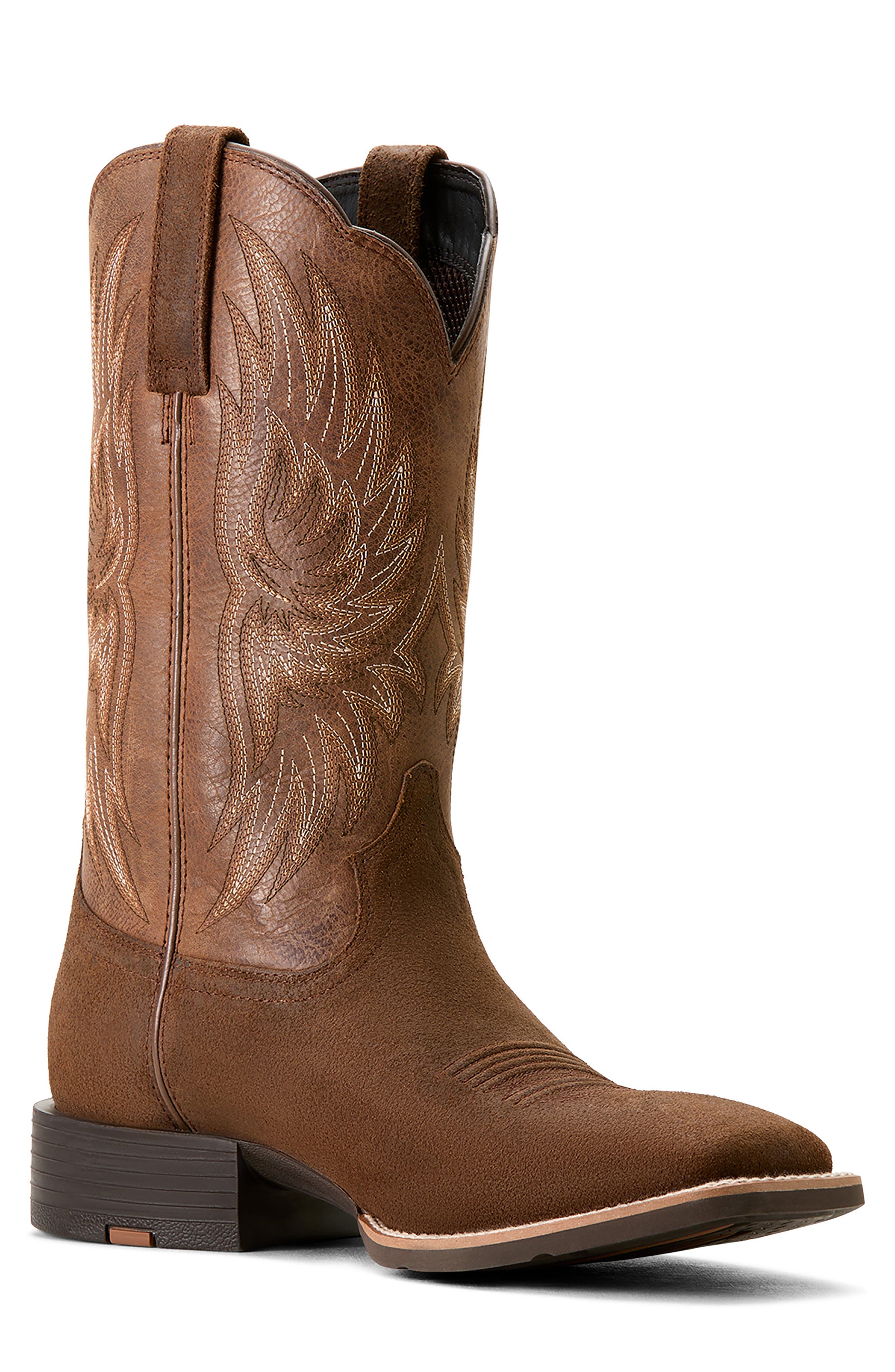 Ariat Sport Rider Cowboy Boot, Alternate, color, Aged Smokehouse/ Vintage Oak