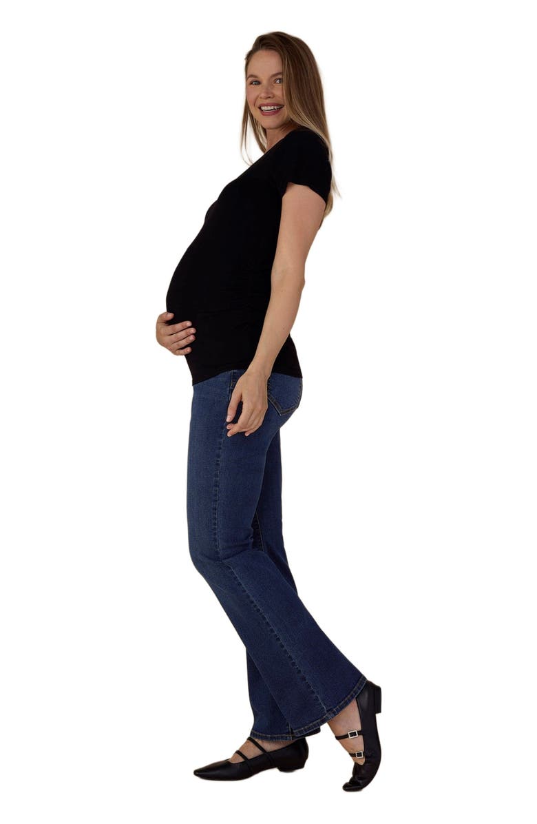 MOTHERHOOD MATERNITY Super Stretch Secret Fit Over The Belly Bootcut Jeans, Main, color, 