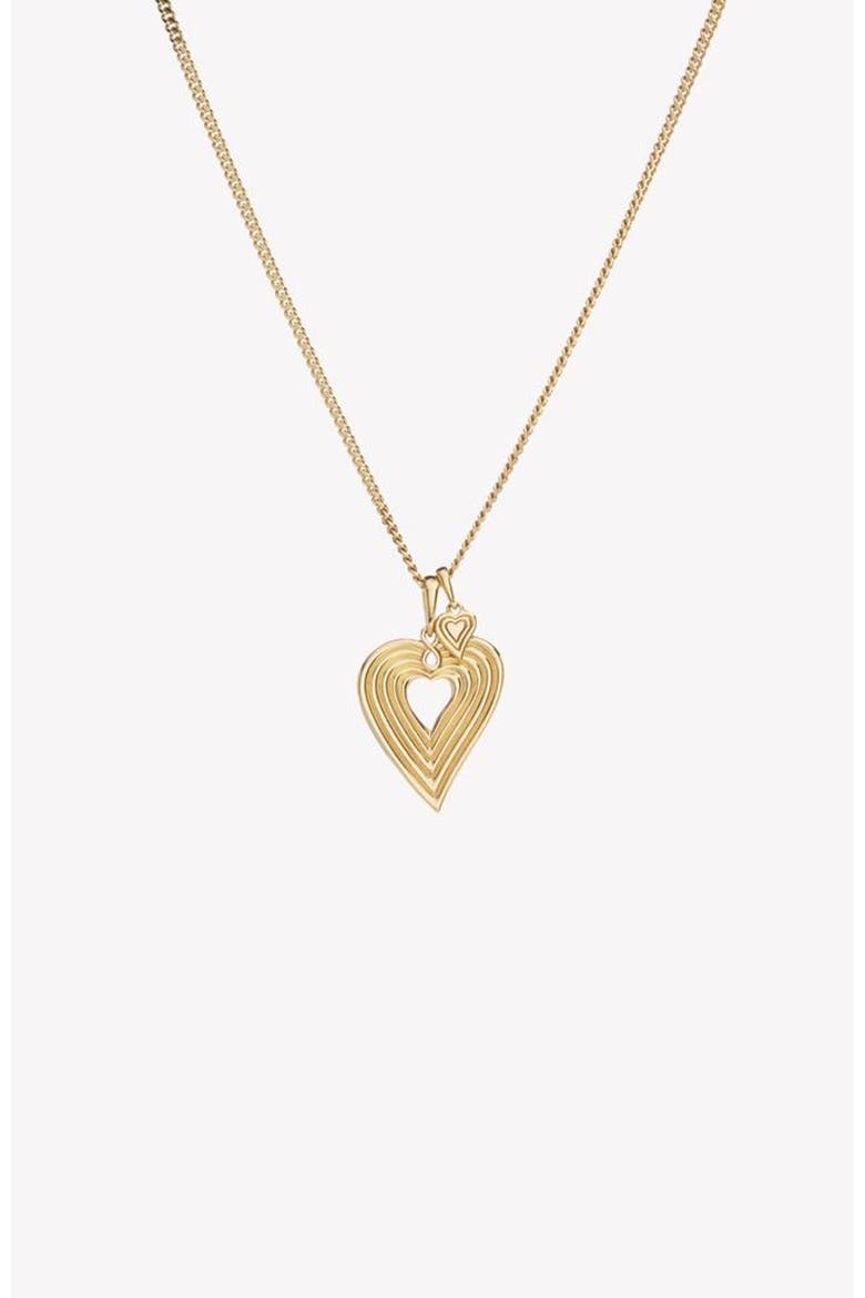 Emanate Love Heart Pendant Necklace, Alternate, color, 18k Gold Plated