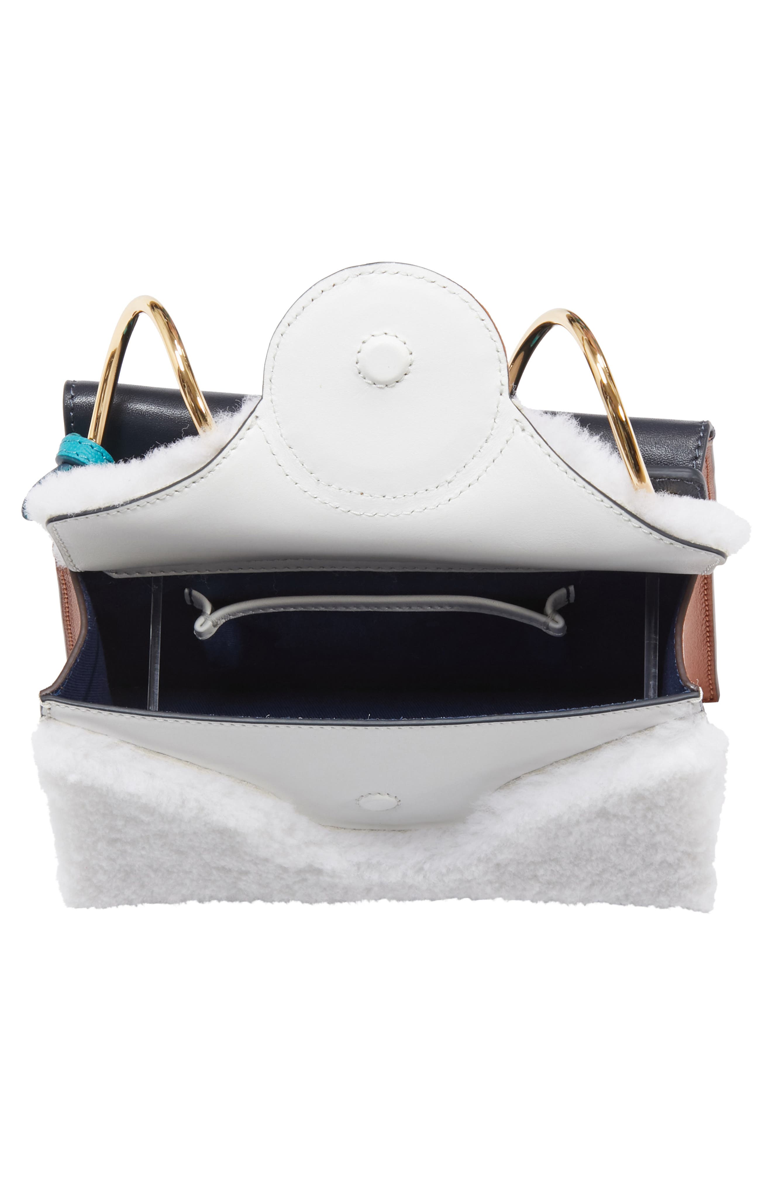 Danse Lente Bobbi Genuine Shearling Tote, Alternate, color, 