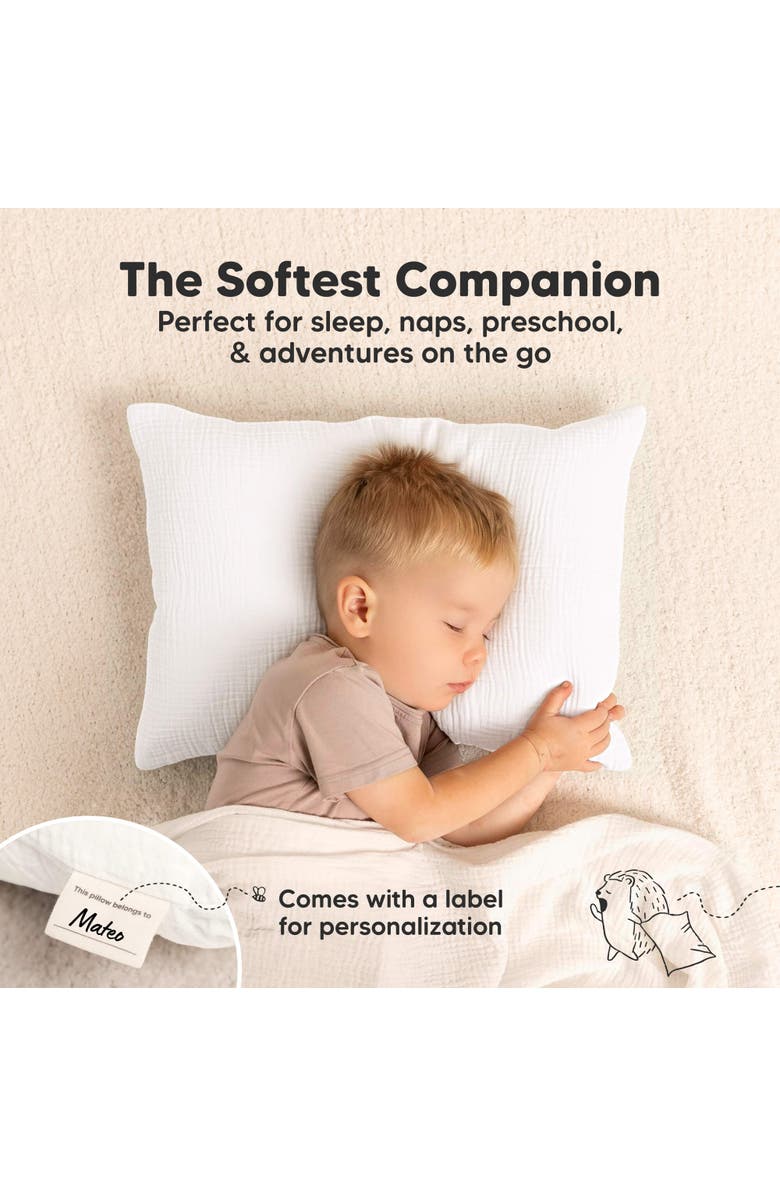 KeaBabies 1-Pack My Little Lyra Pillowcase, Alternate, color, Soft White