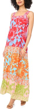 Vince Camuto Thick Strap Sleeveless Maxi Dress