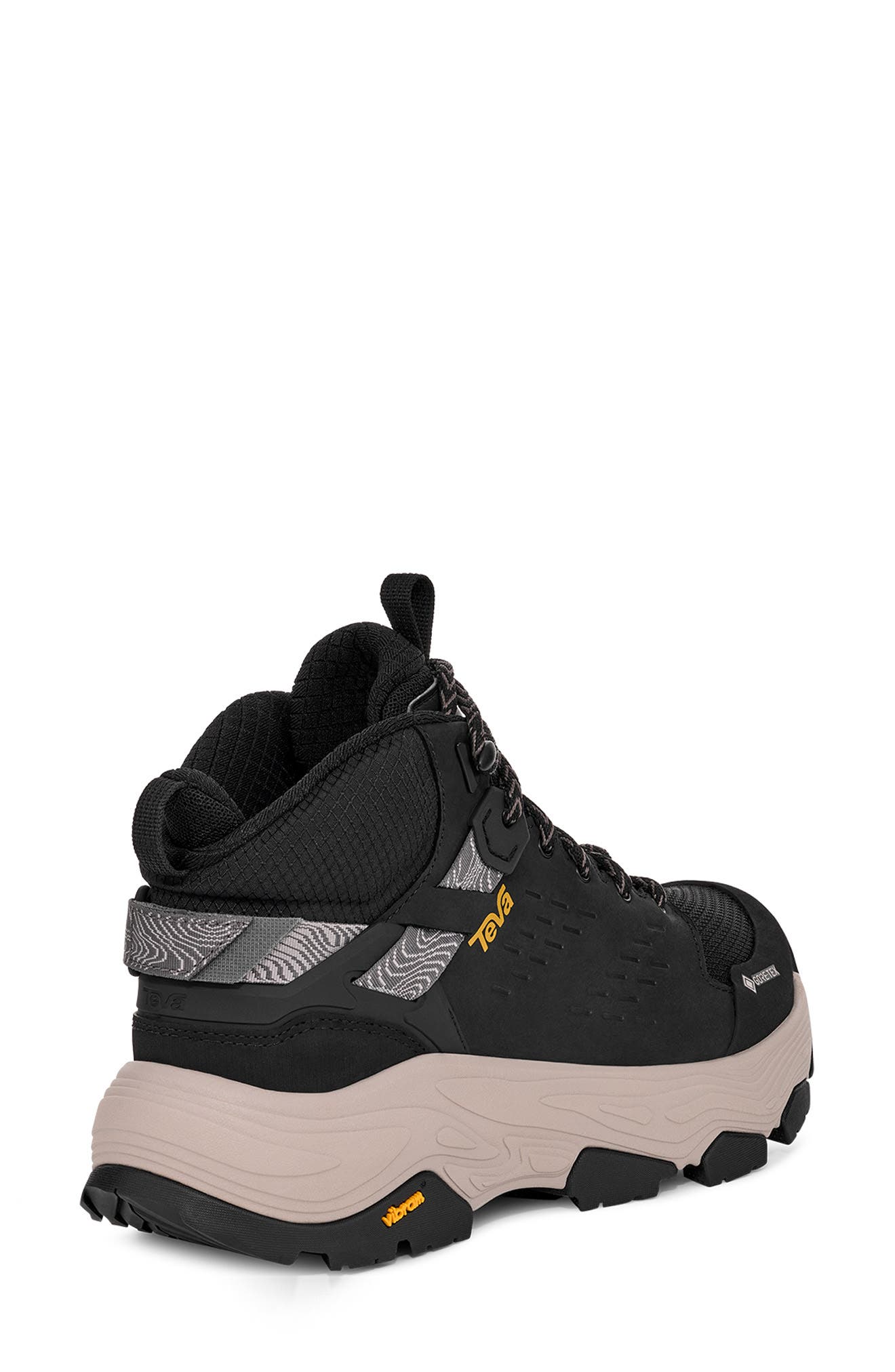 Teva Grandview Max Gore-Tex<sup>®</sup> Waterproof Hiking Boot, Alternate, color, Black/ Black
