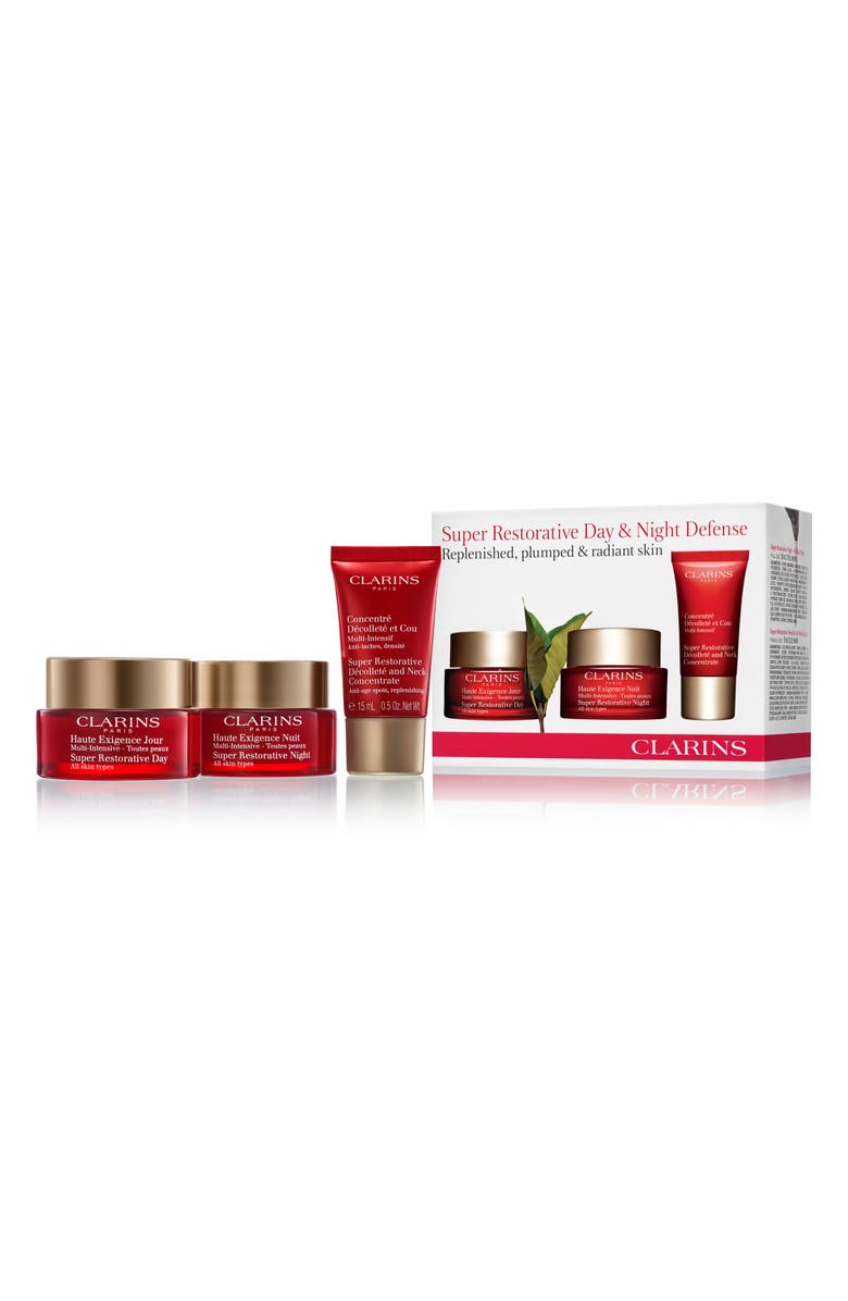 Clarins Super Restorative Day & Night Set, Main, color, 