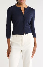 Reiss Mara Lightweight Cropped Cardigan