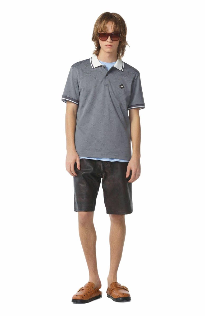 MCM Piqué Polo in Lauretos Jacquard, Main, color, 