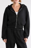 90 DEGREE BY REFLEX Odessa Full Zip Cropped Hoodie