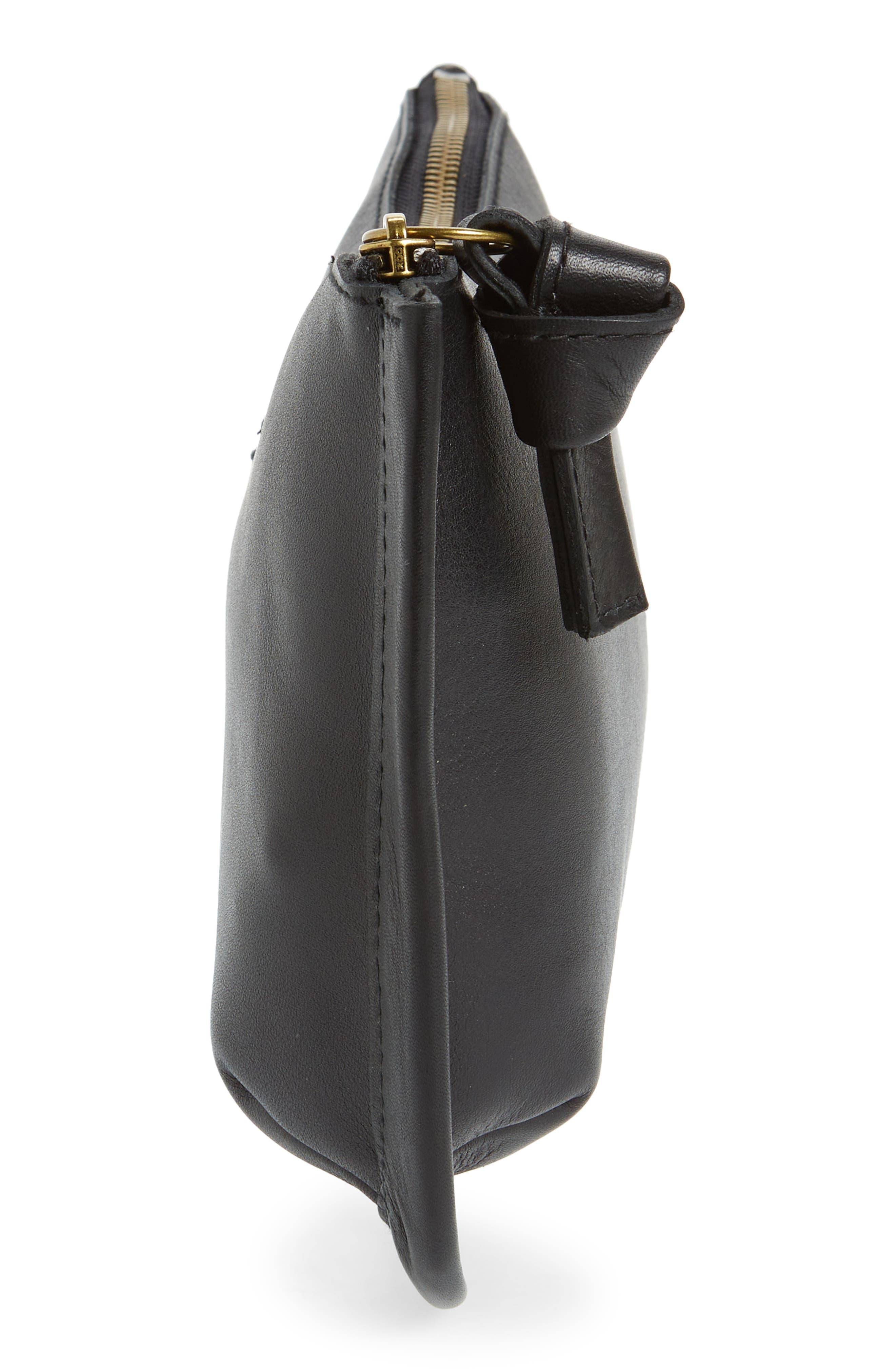 Madewell The Sydney Leather Clutch Bag, Alternate, color, 