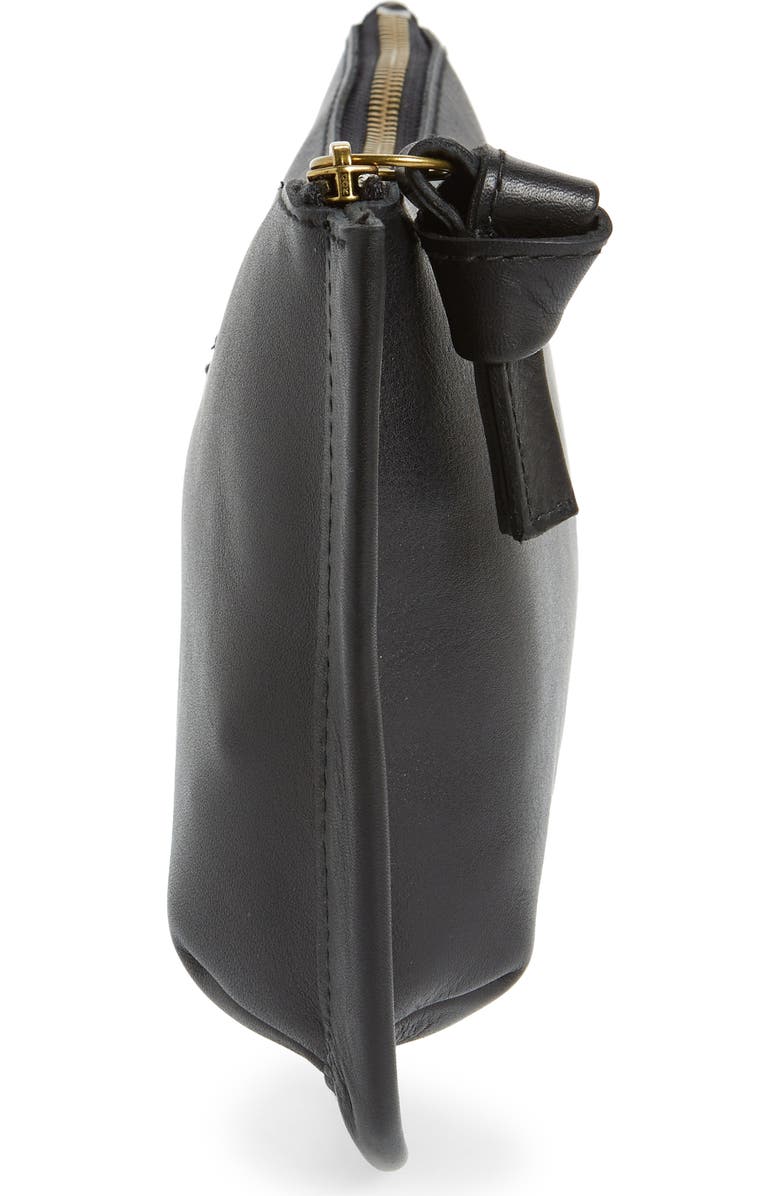 Madewell The Sydney Leather Clutch Bag, Alternate, color,