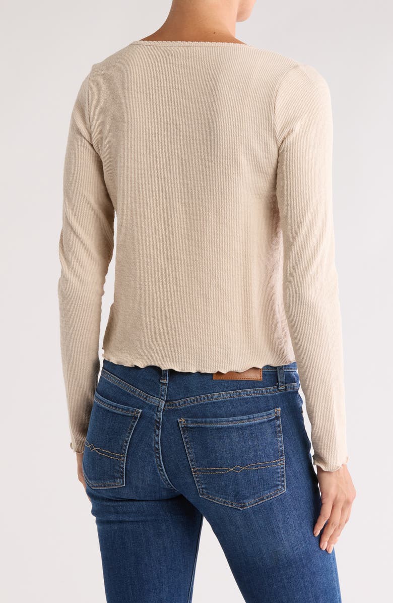 Lucky Brand Button Front Knit Cardigan, Alternate, color, 