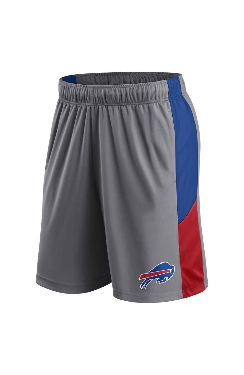 FANATICS Men's Fanatics Branded Gray Buffalo Bills Primary Logo Shorts, Alternate, color, 