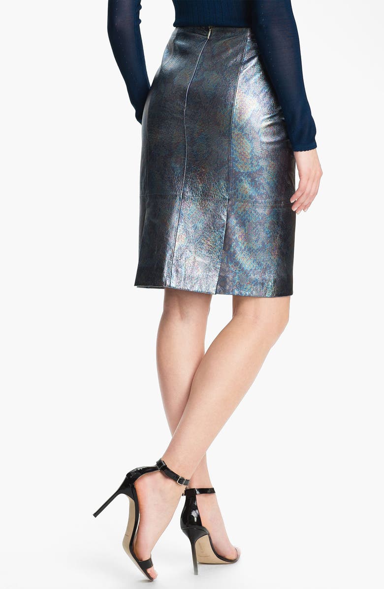 Rachel Roy Leather Pencil Skirt, Alternate, color,