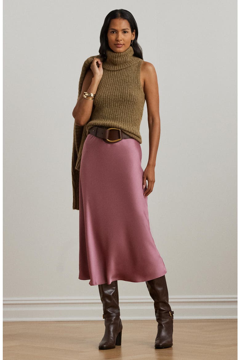 Metallic Sleeveless Turtleneck Sweater, Alternate, color, MULTI