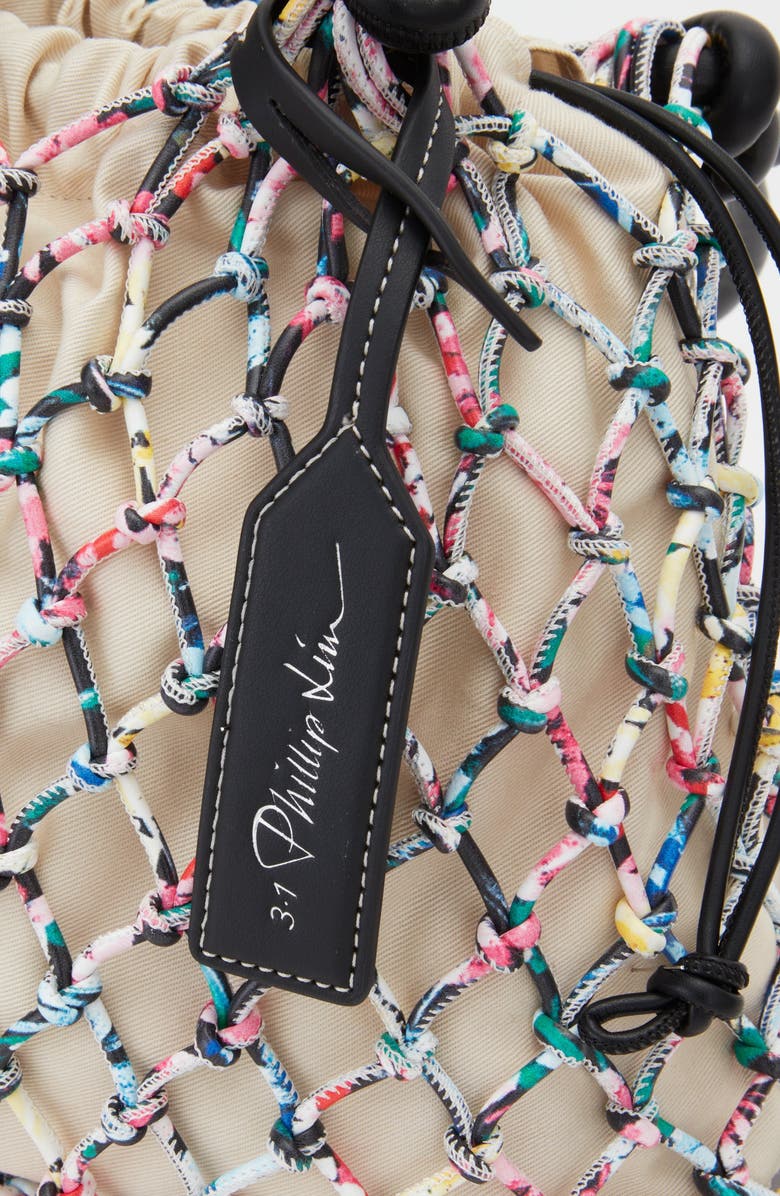 3.1 Phillip Lim Printed Macrame Mini Sac Handbag, Alternate, color,