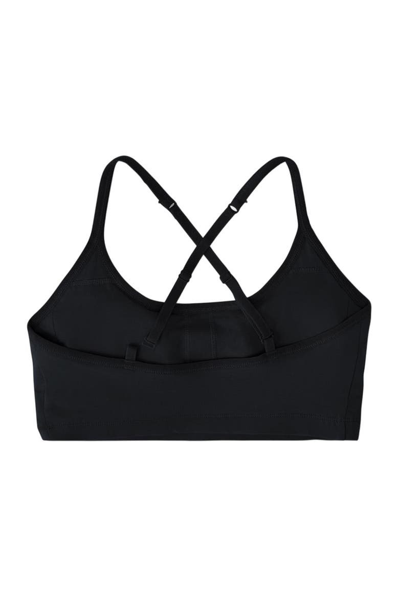 Everyday Strappy Scoop Bralette, Alternate, color, Black