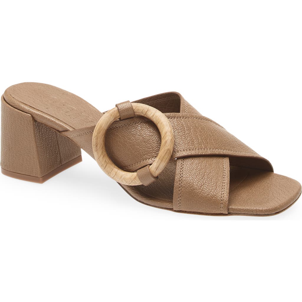 Pedro Garcia Uxia Slide Sandal In Brown