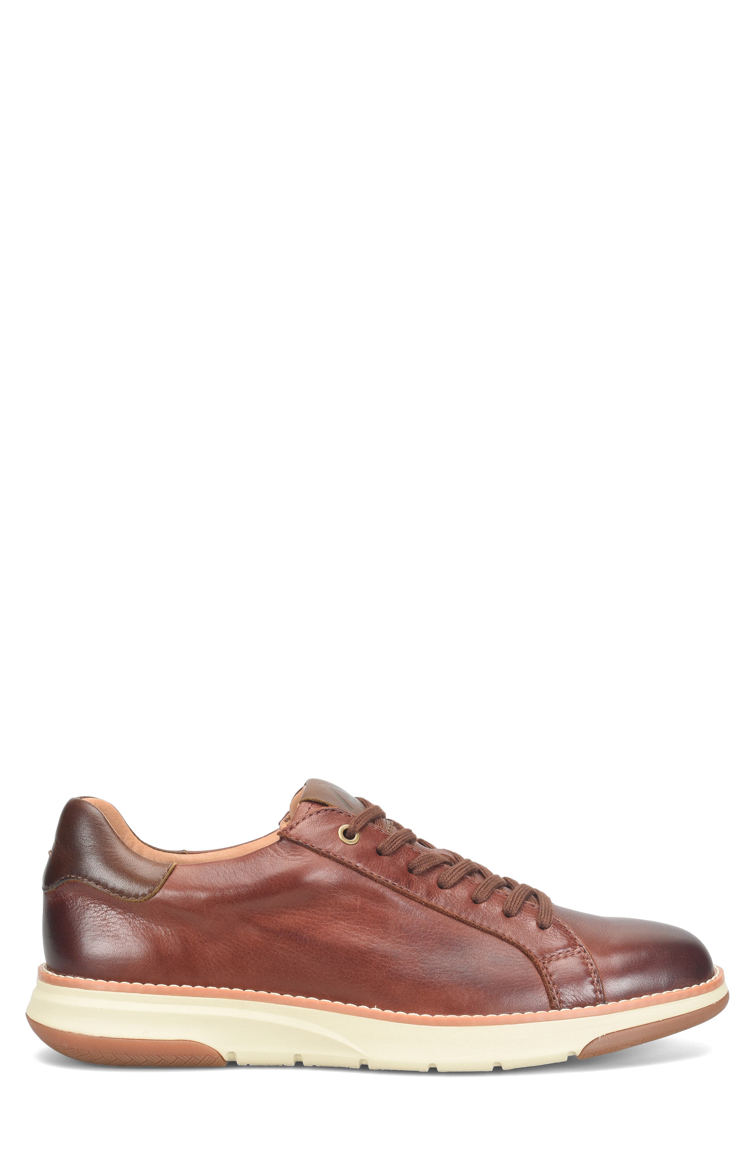 Shaw Low Top Sneaker, Alternate, color, BRANDY