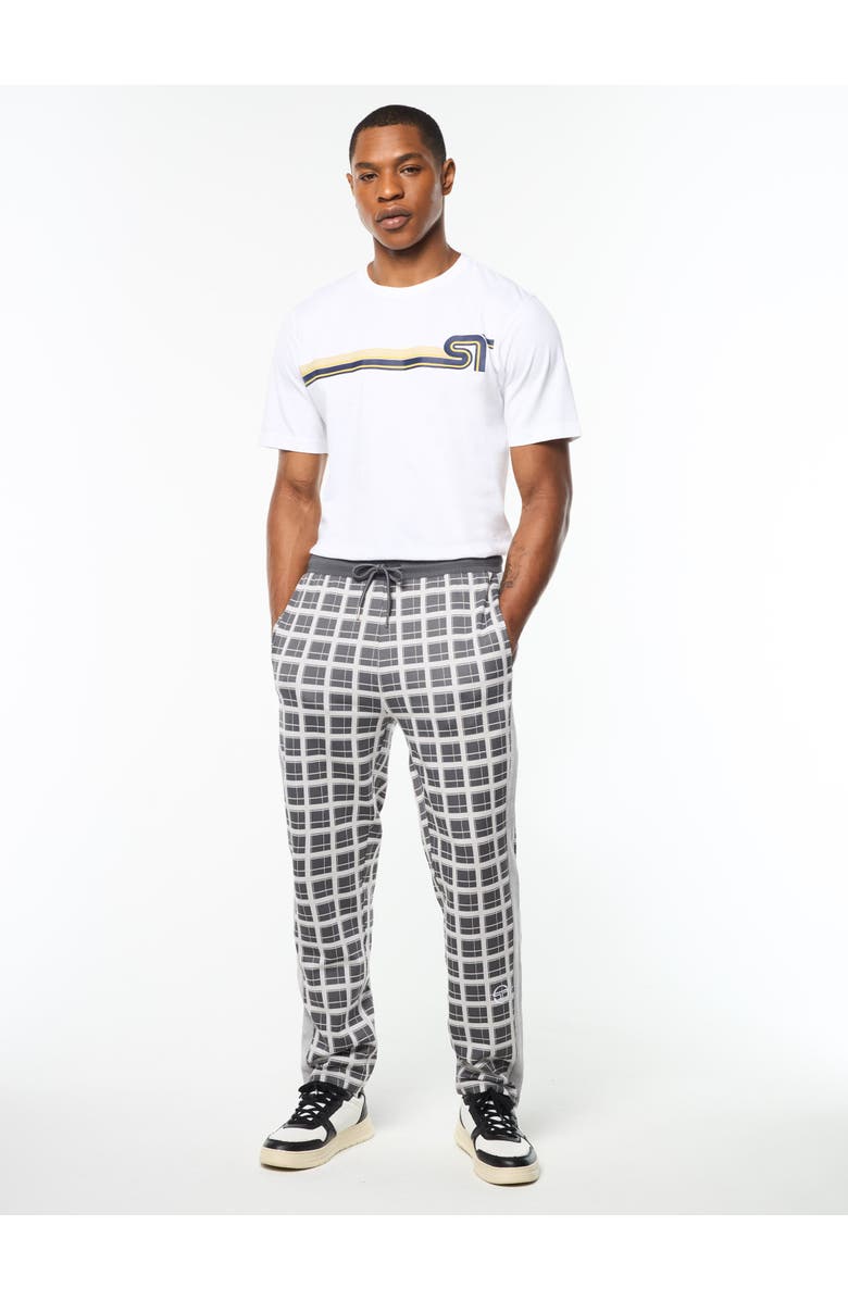 Sergio Tacchini Damarindo Check Track Pant, Alternate, color, Quiet Grey