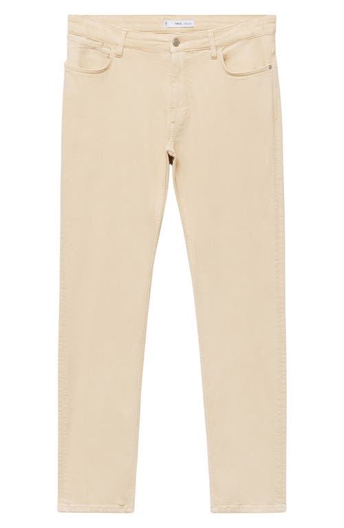 Mango Men's Slim-fit Ultra Soft Touch Patrick Jeans In Light/pastel Grey