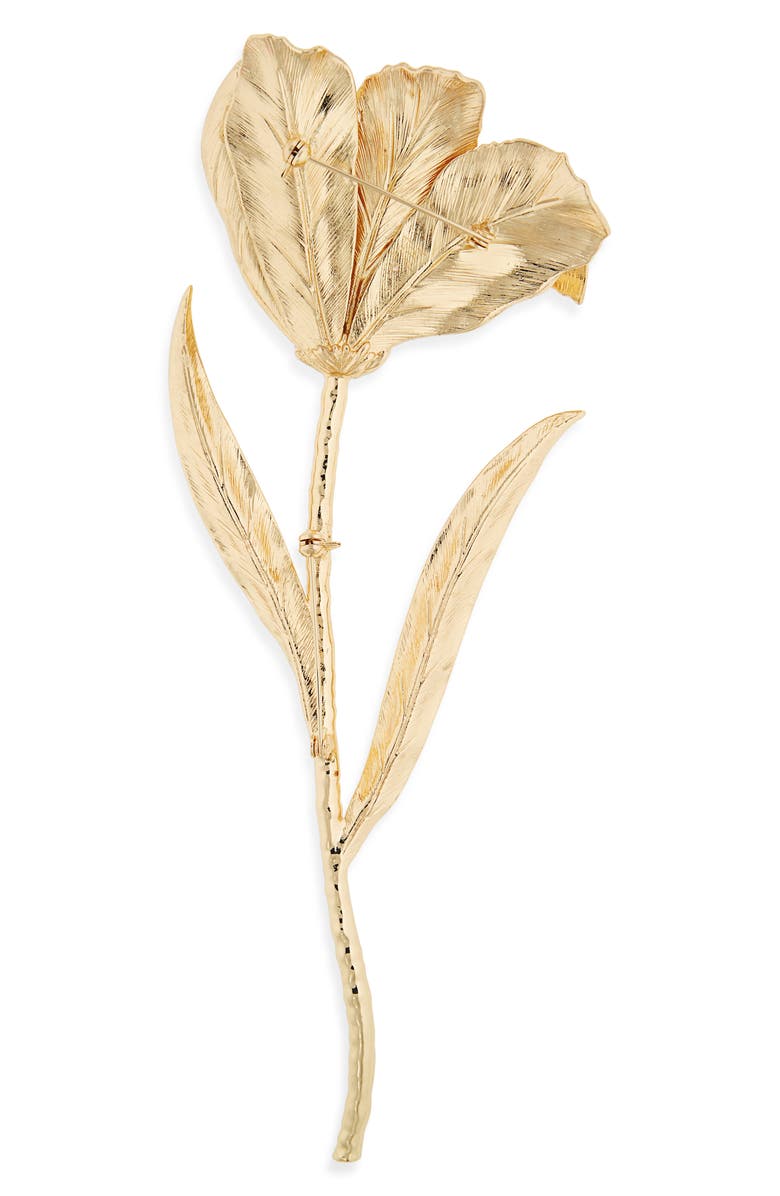 Carolina Herrera Tulip Brooch, Alternate, color, 