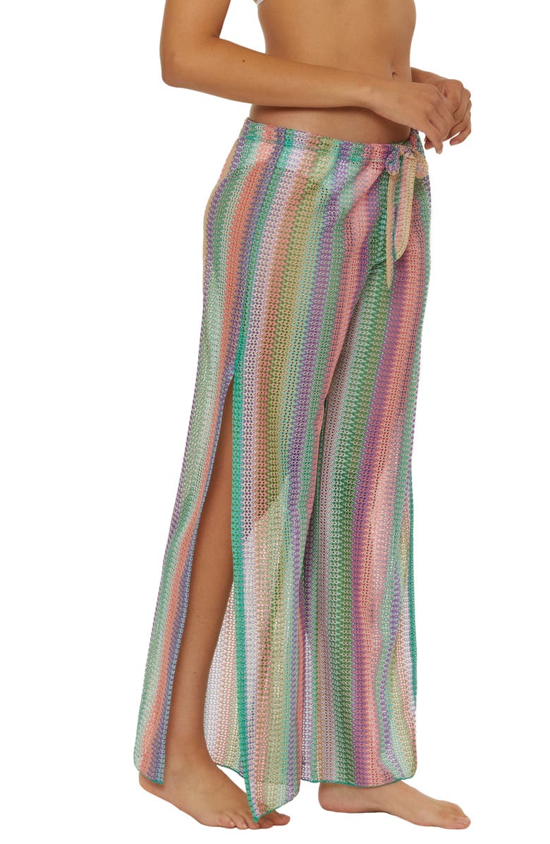 Becca Beach Knit Cover-Up Pants, Alternate, color, Multi