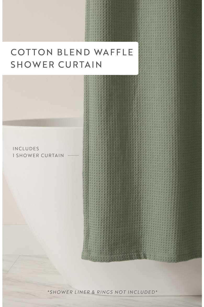 Shower Curtain, Alternate, color, SAGE