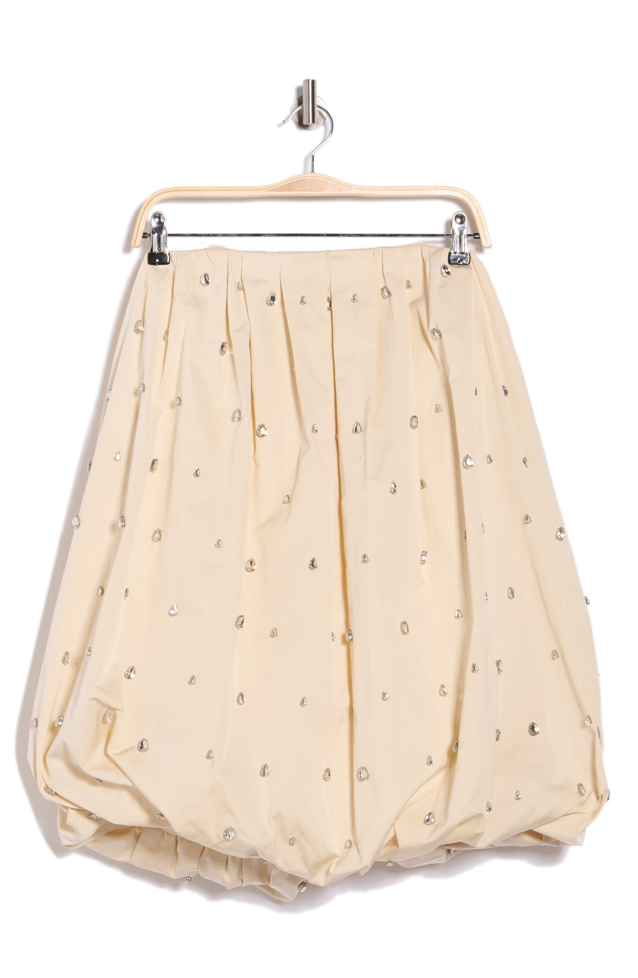 A.L.C. Holly Embellished Strapless Bubble Hem Minidress