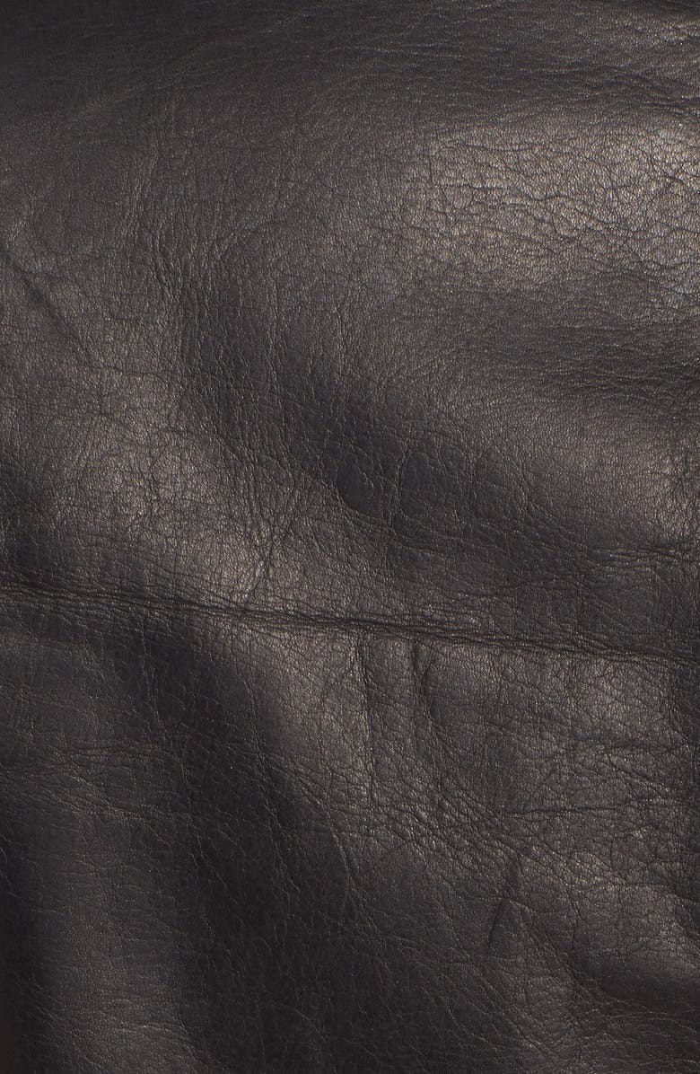 Rebecca Minkoff 'Nana' Leather Moto Jacket, Alternate, color, 