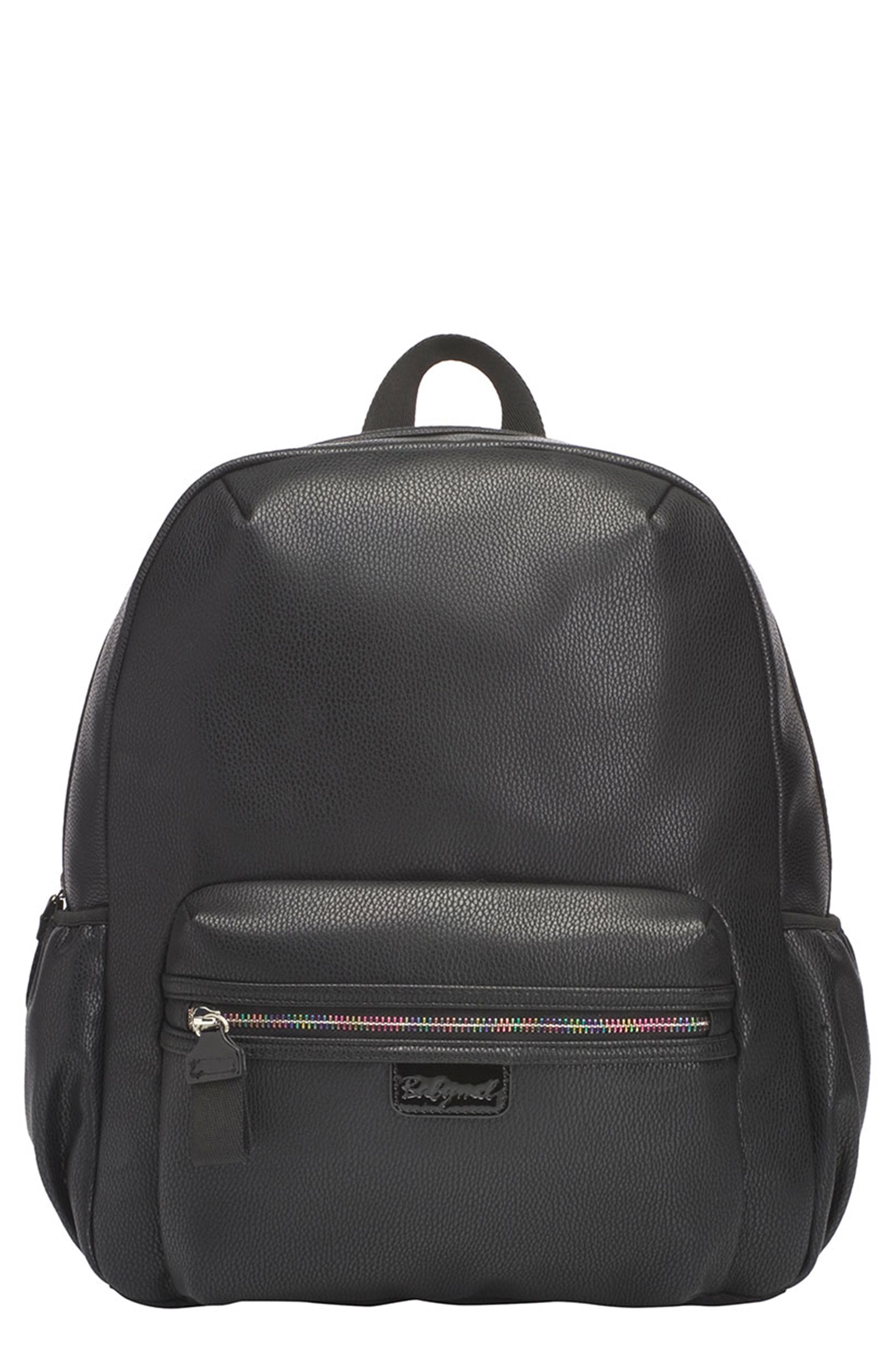 Babymel Luna Faux Leather Diaper Bag, Main, color, 
