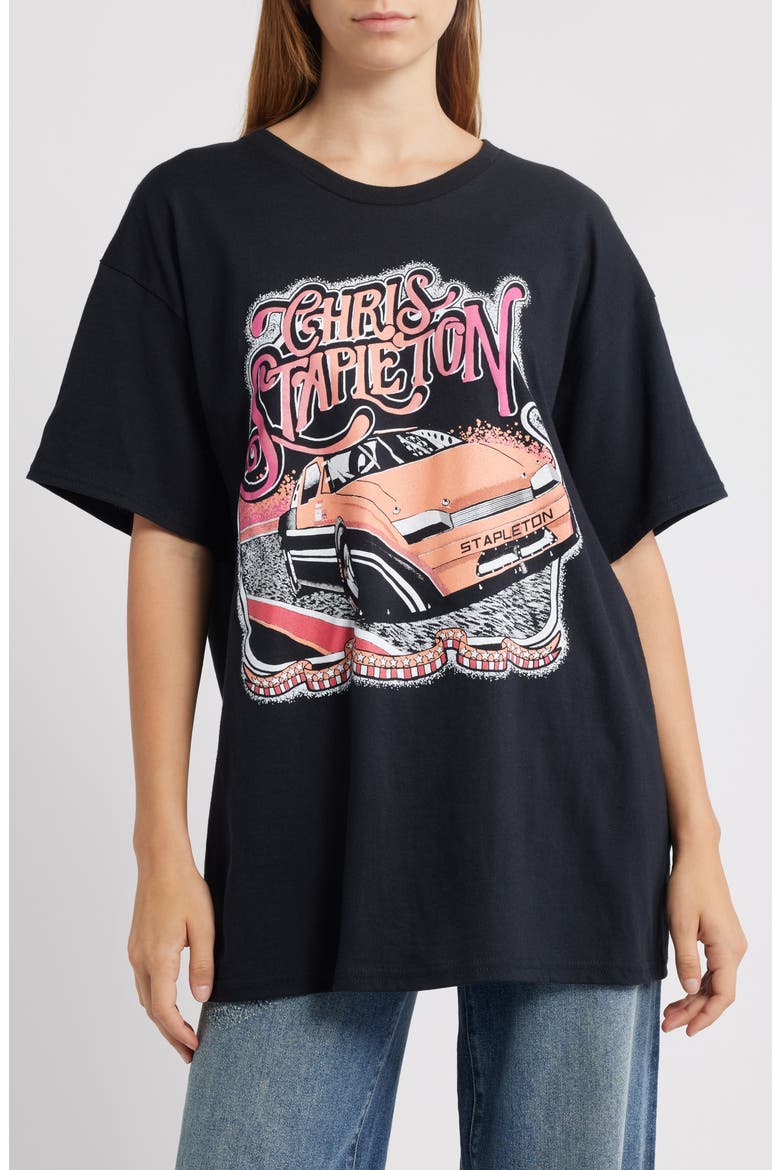 Chris Stapleton Cotton Graphic T-Shirt, Main, color, BLACK